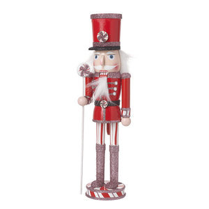 Christmas Candy Cane Nutcracker Soldier