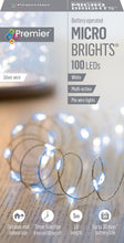 Load image into Gallery viewer, 100 White Microbright LED Pin Wire Lights

