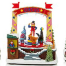 Load image into Gallery viewer, Christmas LED Fairground Sideshows Lit Village Scene
