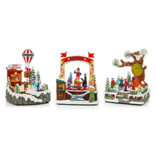 Load image into Gallery viewer, Christmas LED Fairground Sideshows Lit Village Scene
