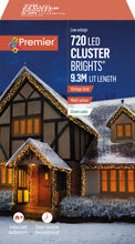 Load image into Gallery viewer, Premier 720 Cluster Brights Vintage Gold LED Lights

