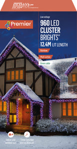 Premier 960 Cluster Brights LED Lights Rainbow