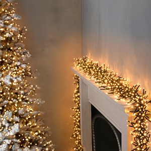 Premier 960 Cluster Brights LED Lights Vintage Gold