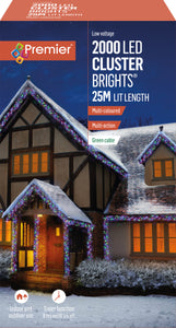Premier 2000 Multi Coloured Cluster Brights LED Lights