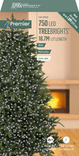 Load image into Gallery viewer, Premier TreeBrights 750 White LED Christmas String Lights
