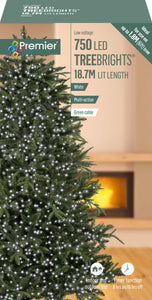Premier TreeBrights 750 White LED Christmas String Lights