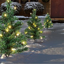 Load image into Gallery viewer, Set of 6 Christmas Tree Path Lights Warm White
