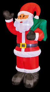 Premier 6ft/180cm Inflatable Waving Santa