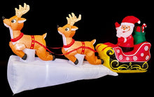 Load image into Gallery viewer, Premier 8ft/240cm Inflatable Santa Sleigh
