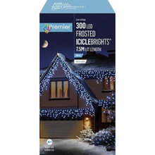 Load image into Gallery viewer, Premier 300 White LED Christmas Frosted Cap Iciclebrights
