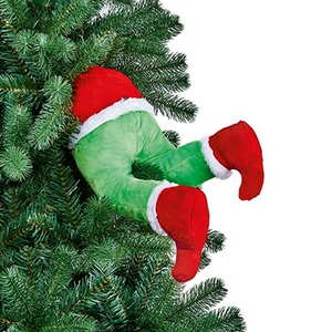 Animated Elf Legs Christmas Decoration