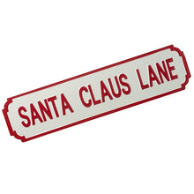 Load image into Gallery viewer, Santa Claus Lane Sign
