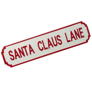Santa Claus Lane Sign