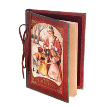 Load image into Gallery viewer, Merry Christmas Santa Book Vintage Style

