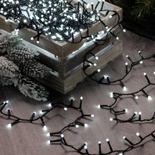 Load image into Gallery viewer, Festive 1000 White Glow Worm Lights
