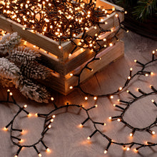 Load image into Gallery viewer, Festive 1000 Warm White Glow Worm Lights

