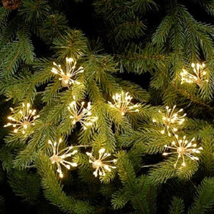 Festive Twinkling Starburst Lights 10 Warm White