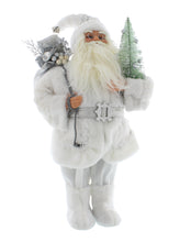 Load image into Gallery viewer, Festive White Standing Santa 45cm
