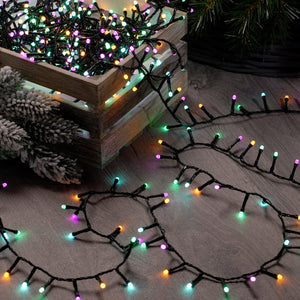Festive 1000 Aurora Glow Worm Christmas Lights
