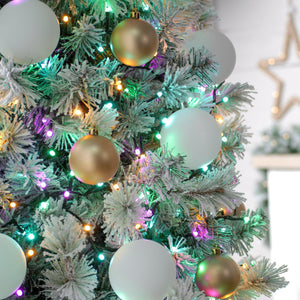 Festive 1000 Aurora Glow Worm Christmas Lights