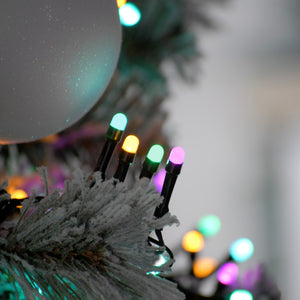 Festive 1000 Aurora Glow Worm Christmas Lights