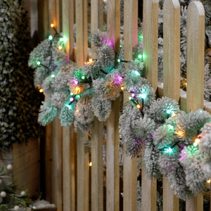 Festive 1000 Aurora Glow Worm Christmas Lights