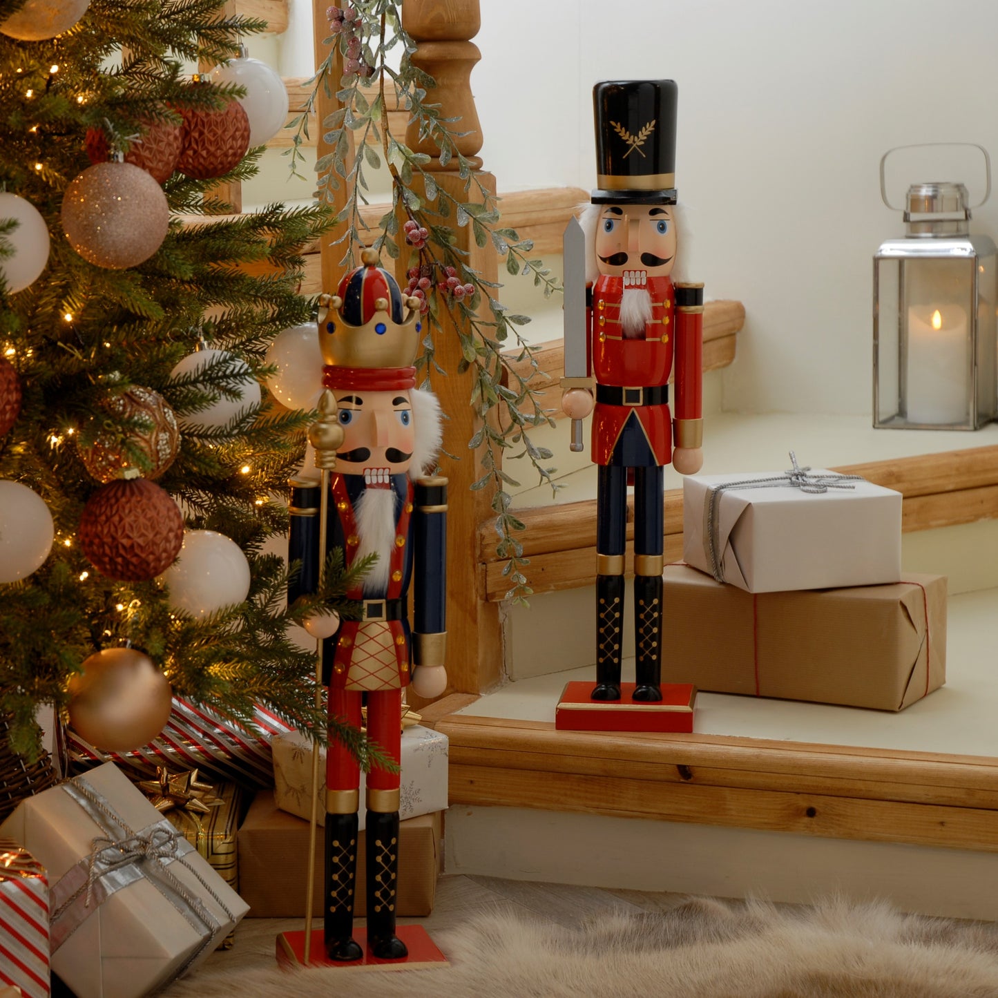 Traditional Nutcracker Christmas Decoration 60cm