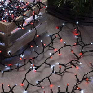 Festive 600 Carnival Red & White Firefly Lights