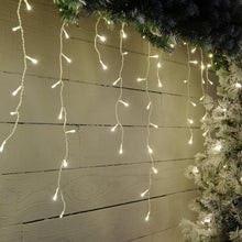 Load image into Gallery viewer, Festive 360 Warm White Snowing Icicle Lights
