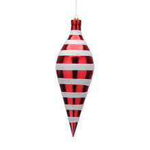 Load image into Gallery viewer, Christmas Candy Cane Stripe Olive Shape Tree Decoration 32cm
