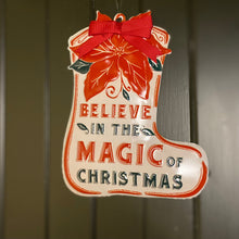 Load image into Gallery viewer, Believe in the Magic of Christmas Sign
