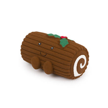 Load image into Gallery viewer, Latex Christmas Yule Log Dog Toy
