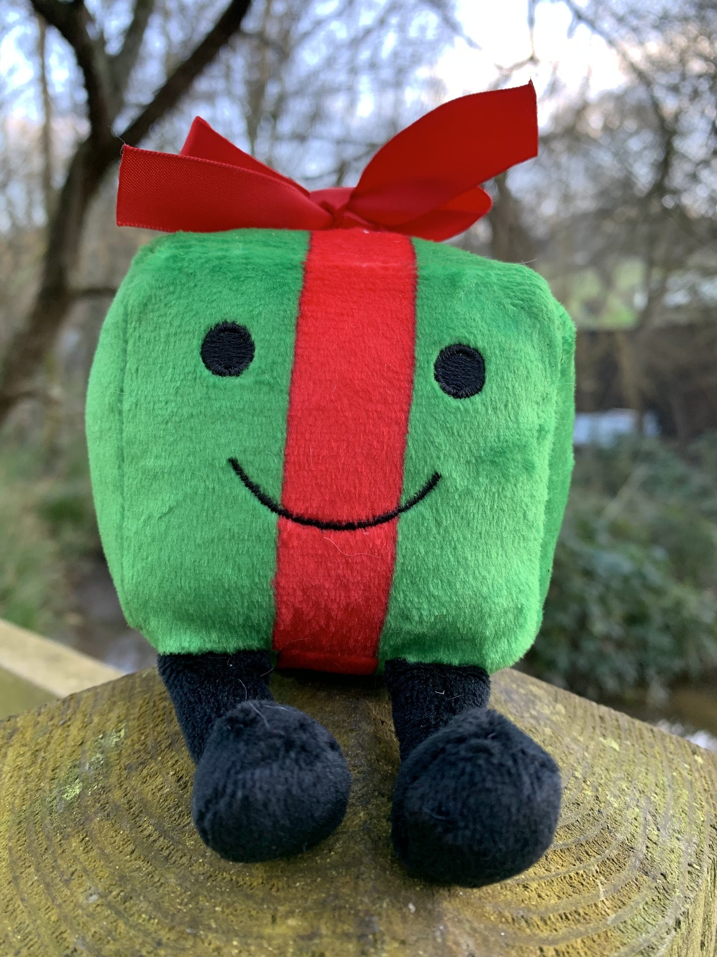 Christmas Present Dog Toy