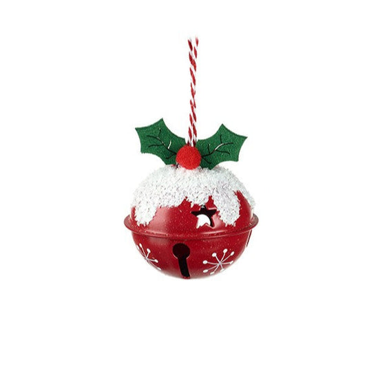 Christmas Pudding Bell Decoration