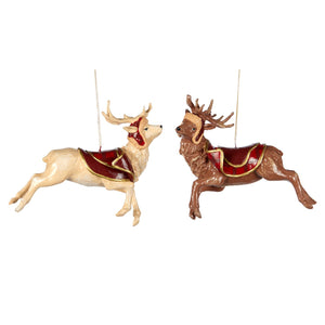 Country Deer Christmas Tree Ornaments
