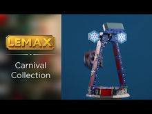 Load and play video in Gallery viewer, Lemax The Spinning Snowflake Christmas Carnival Decoration
