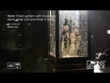 Load and play video in Gallery viewer, Konstsmide Christmas Snowman Family Water Lantern
