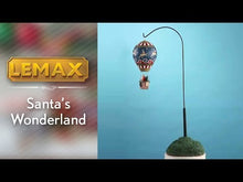 Load and play video in Gallery viewer, Lemax Reindeer Hot Air Balloon Christmas Village Decoration
