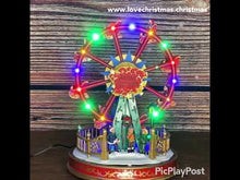Load and play video in Gallery viewer, Konstsmide Christmas Moving Ferris Wheel
