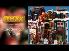 Load and play video in Gallery viewer, Lemax Christmas City Facade Christmas Village Decoration
