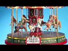 Load and play video in Gallery viewer, Lemax The Grand Carousel Decoration
