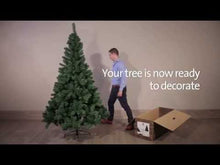 Load and play video in Gallery viewer, Everlands Imperial Pine Christmas Tree 7ft /210cm
