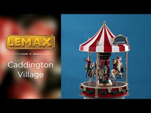 Load and play video in Gallery viewer, Lemax Christmas Cheer Carousel Christmas Carnival Decoration
