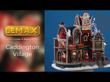 Load and play video in Gallery viewer, Lemax Tinseltown Plaza Christmas Village Decoration
