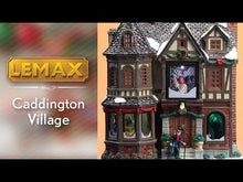 Load and play video in Gallery viewer, Lemax Scrooge&#39;s Manor Christmas Village Animated Musical Decoration

