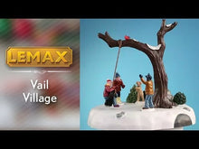 Load and play video in Gallery viewer, Lemax Tire Swing Twirl Christmas Village Table Accent

