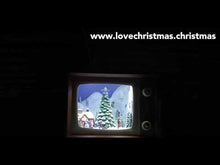 Load and play video in Gallery viewer, Christmas LED Lit Musical Tree Scene TV Music Box
