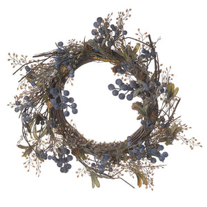 Festive Blueberry Wreath
