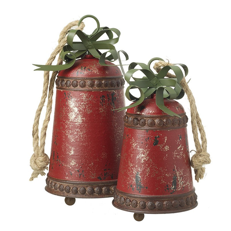 Christmas Rustic Metal Bell Set