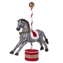 Load image into Gallery viewer, Christmas Zebra Merry Go Round Large Display Decoration
